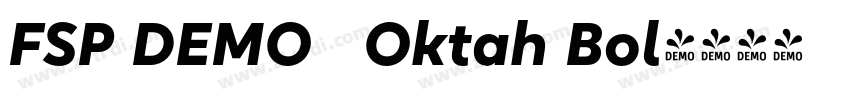 FSP DEMO   Oktah Bol字体转换
